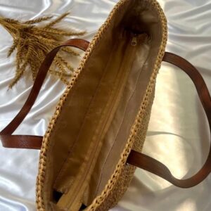 کیف رافیا متوسط رنگی