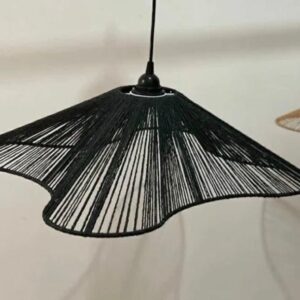 لوستر مکرومه مدل گرد هنری